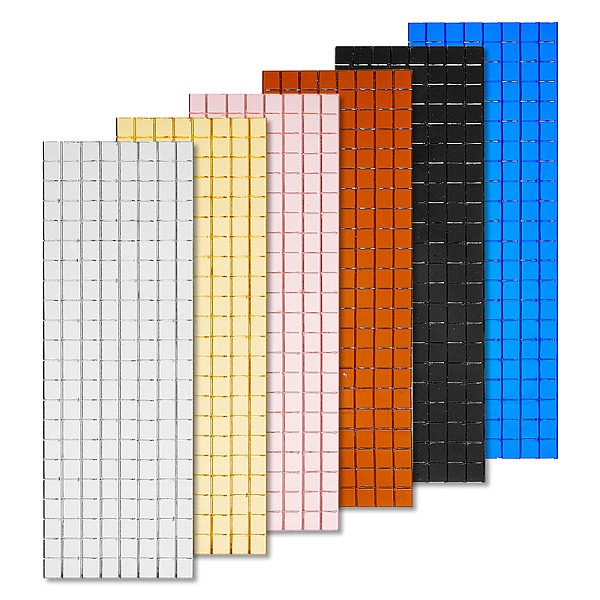 PandaHall SUPERFINDINGS 6Pcs 6 Colors Self Adhesive Acrylic Cabochons, Square Mirror Mosaic Tiles, for Home Decoration or DIY Crafts, Mixed..., Multicolor
PandaHall SUPERFINDINGS 6Pcs 6 Colors Self Adhesive Acrylic Cabochons, Square Mirror Mosaic Tiles, for Home Decoration or DIY Crafts, Mixed..., Multicolor