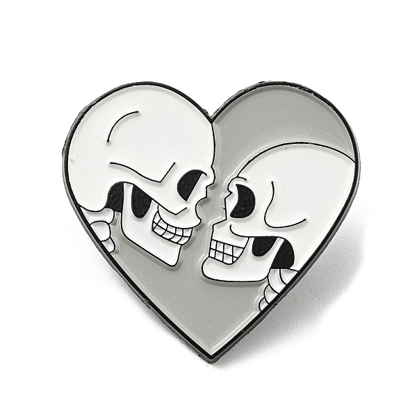 PandaHall Heart with Skull Lover Enamel Pin, Electrophoresis Black Alloy Brooch for Backpack Clothes, Light Grey, 28.5x30x1.6mm Alloy+Enamel...
PandaHall Heart with Skull Lover Enamel Pin, Electrophoresis Black Alloy Brooch for Backpack Clothes, Light Grey, 28.5x30x1.6mm Alloy+Enamel...