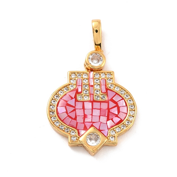 PandaHall Natural Shell Pendants, with with Clear Cubic Zirconia and Golden Brass Findings, Lantern, Red, 30x18.5x2.5mm, Hole: 5x3.5mm Shell...
PandaHall Natural Shell Pendants, with with Clear Cubic Zirconia and Golden Brass Findings, Lantern, Red, 30x18.5x2.5mm, Hole: 5x3.5mm Shell...