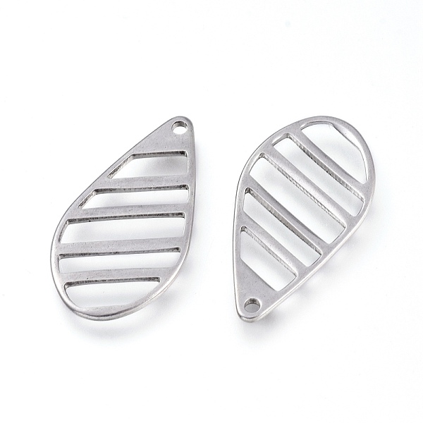 PandaHall 201 Stainless Steel Pendants, Laser Cut, teardrop, with Stripe, Stainless Steel Color, 22x12x1mm, Hole: 1.2mm 201 Stainless Steel...
PandaHall 201 Stainless Steel Pendants, Laser Cut, teardrop, with Stripe, Stainless Steel Color, 22x12x1mm, Hole: 1.2mm 201 Stainless Steel...