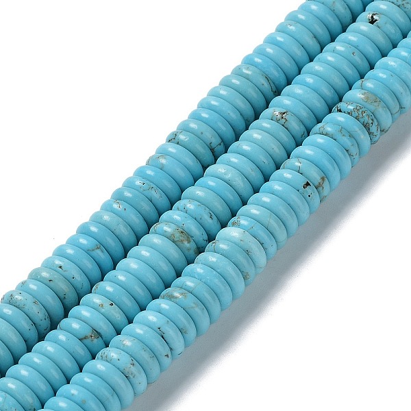 PandaHall Natural Howlite Beads Strands, Dyed, Disc, 8~8.5x3mm, Hole: 1.2mm, about 129~130pcs/strand, 15.43~15.71''(39.2~39.9cm) Howlite...
PandaHall Natural Howlite Beads Strands, Dyed, Disc, 8~8.5x3mm, Hole: 1.2mm, about 129~130pcs/strand, 15.43~15.71''(39.2~39.9cm) Howlite...