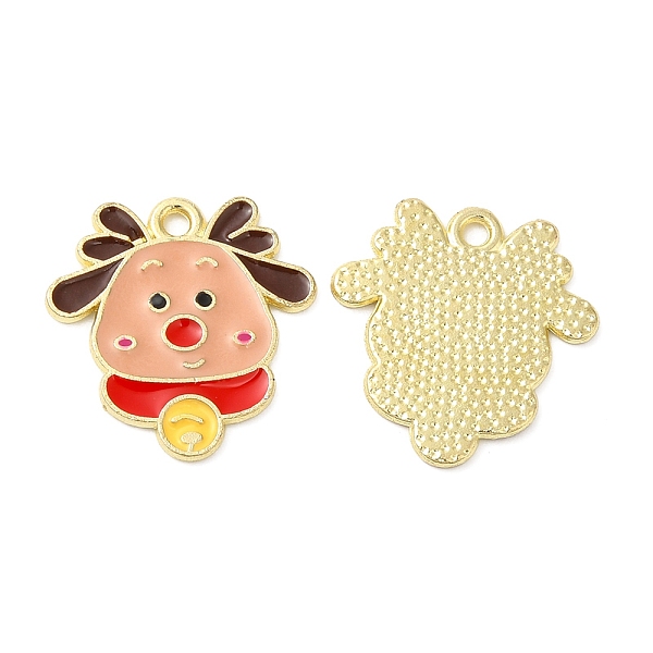 PandaHall Christmas Alloy Enamel Pendants, Golden, Deer, 18.5x18x1mm, Hole: 1.6mm Alloy+Enamel Deer
PandaHall Christmas Alloy Enamel Pendants, Golden, Deer, 18.5x18x1mm, Hole: 1.6mm Alloy+Enamel Deer
