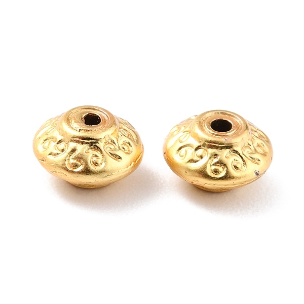 PandaHall Rack Plating Alloy Beads, Cadmium Free & Lead Free, Long-Lasting Plated, Rondelle, Matte Gold Color, 7x4mm, Hole: 1.2mm Alloy...
PandaHall Rack Plating Alloy Beads, Cadmium Free & Lead Free, Long-Lasting Plated, Rondelle, Matte Gold Color, 7x4mm, Hole: 1.2mm Alloy...