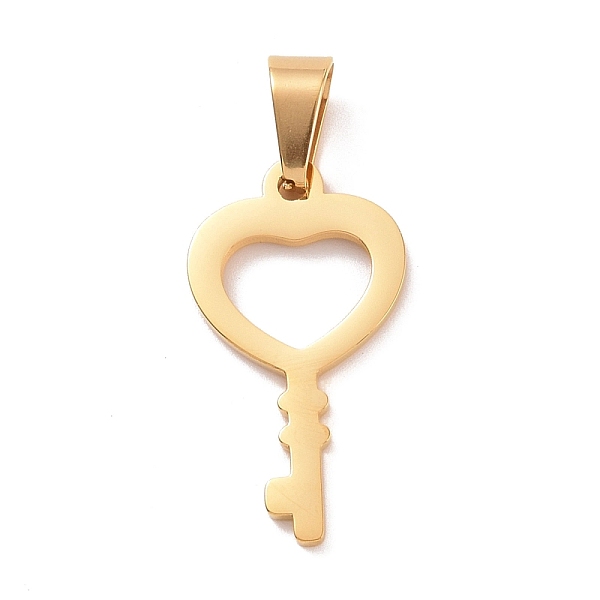 PandaHall Vacuum Plating 304 Stainless Steel Pendants, Heart Key, Golden, 30x16x2mm, Hole: 9x5mm 304 Stainless Steel Key
PandaHall Vacuum Plating 304 Stainless Steel Pendants, Heart Key, Golden, 30x16x2mm, Hole: 9x5mm 304 Stainless Steel Key