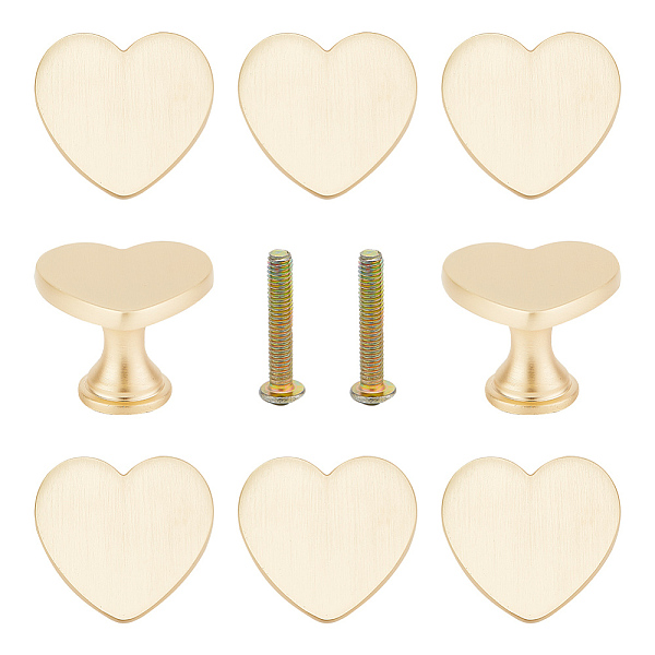 PandaHall Alloy Drawer Knob, with Screw, Cabinet Pulls Handles for Drawer Accessories, Heart, Gold, 32x34x25mm, Hole: 3.8mm Alloy Heart...
PandaHall Alloy Drawer Knob, with Screw, Cabinet Pulls Handles for Drawer Accessories, Heart, Gold, 32x34x25mm, Hole: 3.8mm Alloy Heart...