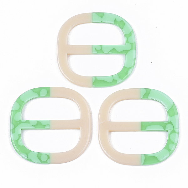 PandaHall Acrylic Slide Buckles, Webbing Belts Buckles, Clothing Decorations, Two Tone, Square, Medium Spring Green, 55.5x55.5x3.5mm Acrylic...
PandaHall Acrylic Slide Buckles, Webbing Belts Buckles, Clothing Decorations, Two Tone, Square, Medium Spring Green, 55.5x55.5x3.5mm Acrylic...