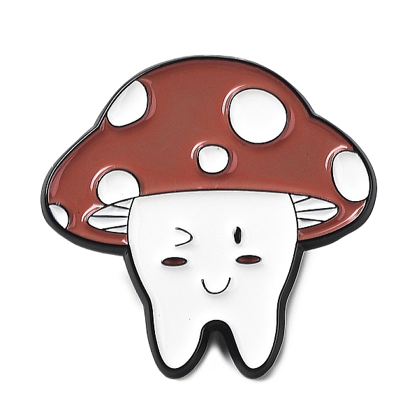 PandaHall Dental Theme Enamel Pin, Black Zinc Alloy Brooch for Backpack Clothes, Tooth Mushroom Elf, Saddle Brown, 30.5x31x1.5mm...
PandaHall Dental Theme Enamel Pin, Black Zinc Alloy Brooch for Backpack Clothes, Tooth Mushroom Elf, Saddle Brown, 30.5x31x1.5mm...