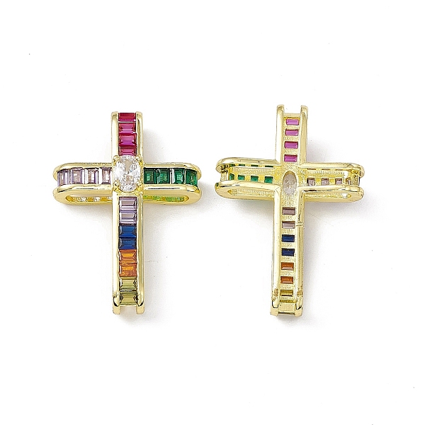 PandaHall Rack Plating Brass Micro Pave Colorful Cubic Zirconia Pendants, Cadmium Free & Lead Free, Long-Lasting Plated, Religion Cross...
PandaHall Rack Plating Brass Micro Pave Colorful Cubic Zirconia Pendants, Cadmium Free & Lead Free, Long-Lasting Plated, Religion Cross...