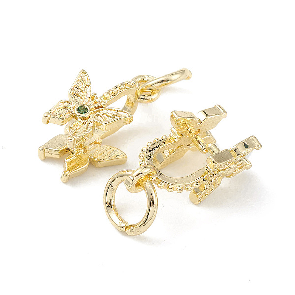 PandaHall Rack Plating Brass Pave Cubic Zirconia Butterfly Ice Pick Pinch Bails, Cadmium Free & Lead Free, Long-Lasting Plated, Real 14K..., Green
PandaHall Rack Plating Brass Pave Cubic Zirconia Butterfly Ice Pick Pinch Bails, Cadmium Free & Lead Free, Long-Lasting Plated, Real 14K..., Green