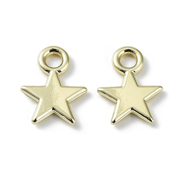 PandaHall Rack Plating Alloy Charms, Star, Golden, 11.5x9x1.5mm, Hole: 2mm Alloy Star
PandaHall Rack Plating Alloy Charms, Star, Golden, 11.5x9x1.5mm, Hole: 2mm Alloy Star