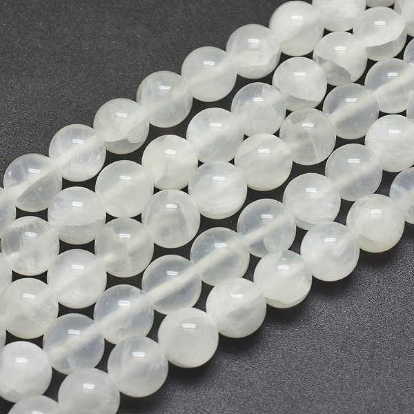 PandaHall Natural Selenite Beads Strands, Round, 10mm, Hole: 1.2mm, about 40pcs/strand, 15.7 inch(40cm) Selenite Round
PandaHall Natural Selenite Beads Strands, Round, 10mm, Hole: 1.2mm, about 40pcs/strand, 15.7 inch(40cm) Selenite Round