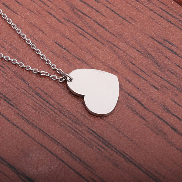 PandaHall Stainless Steel Heart Pendant with Mirror Polished Surface and Engravable Design, Stainless Steel Color, 0.08 inch(0.2cm) Other
PandaHall Stainless Steel Heart Pendant with Mirror Polished Surface and Engravable Design, Stainless Steel Color, 0.08 inch(0.2cm) Other