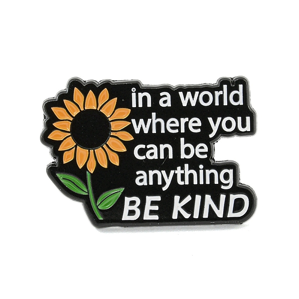 PandaHall In a World Where You Can Be Anything Be King Black Alloy Brooches, Enamel Pins for Clothes Backpack, Flower, 21x30.5x1.5mm...
PandaHall In a World Where You Can Be Anything Be King Black Alloy Brooches, Enamel Pins for Clothes Backpack, Flower, 21x30.5x1.5mm...