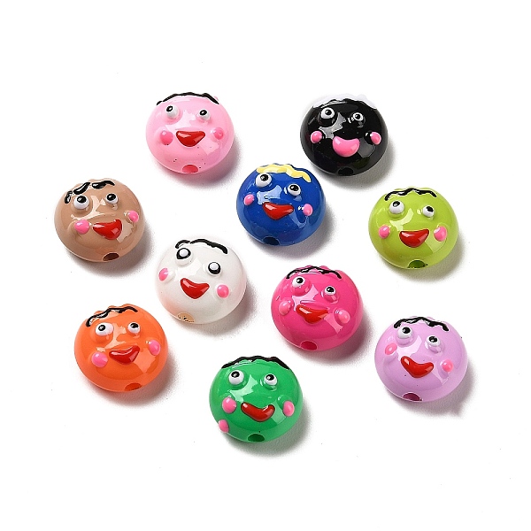 PandaHall Baking Paint Acrylic Beads, with Enamel, Flat Round Face, Mixed Color, 15x16x10mm, Hole: 2.6mm Acrylic Flat Round Multicolor
PandaHall Baking Paint Acrylic Beads, with Enamel, Flat Round Face, Mixed Color, 15x16x10mm, Hole: 2.6mm Acrylic Flat Round Multicolor