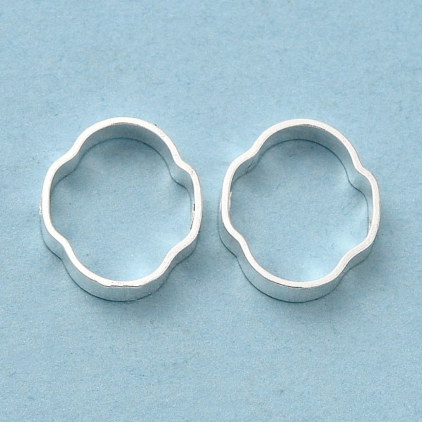 PandaHall Brass Bead Frame, Cadmium Free & Lead Free, Flower, 925 Sterling Silver Plated, 10x8.5x2mm, Hole: 1mm Brass Flower
PandaHall Brass Bead Frame, Cadmium Free & Lead Free, Flower, 925 Sterling Silver Plated, 10x8.5x2mm, Hole: 1mm Brass Flower