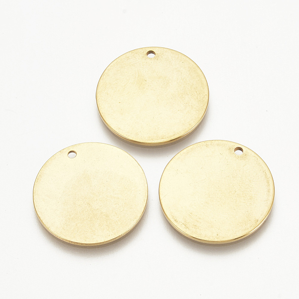 PandaHall Vacuum Plating 201 Stainless Steel Stamping Blank Tag Pendants, Flat Round, Golden, 20x1mm, Hole: 1mm 201 Stainless Steel Flat...
PandaHall Vacuum Plating 201 Stainless Steel Stamping Blank Tag Pendants, Flat Round, Golden, 20x1mm, Hole: 1mm 201 Stainless Steel Flat...