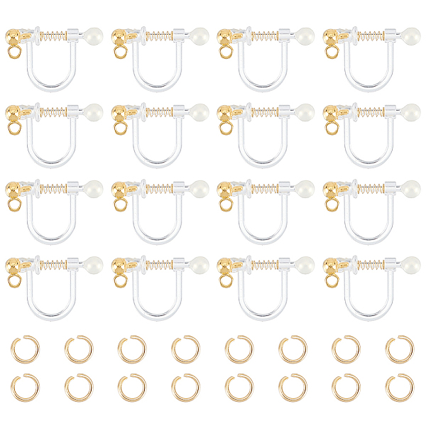 PandaHall UNICRAFTALE 16Pcs Real 18K Gold Plated Stainless Steel Clip-on Earring Findings with Plastic Clip-on Earring Converter Non-Pierced...
PandaHall UNICRAFTALE 16Pcs Real 18K Gold Plated Stainless Steel Clip-on Earring Findings with Plastic Clip-on Earring Converter Non-Pierced...