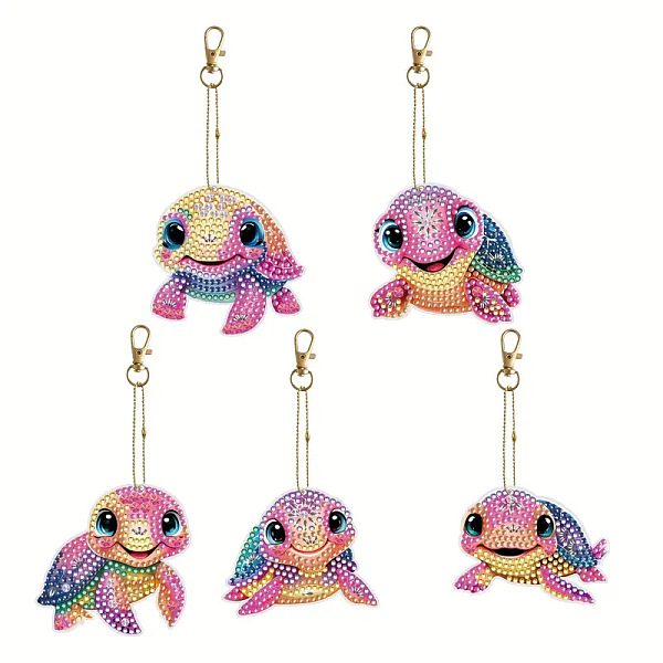 PandaHall DIY Tortoise Pendant Keychain Diamond Painting Kits, with Resin Rhinestones, Diamond Sticky Pen, Tray Plate and Glue Clay, Mixed..., Multicolor
PandaHall DIY Tortoise Pendant Keychain Diamond Painting Kits, with Resin Rhinestones, Diamond Sticky Pen, Tray Plate and Glue Clay, Mixed..., Multicolor
