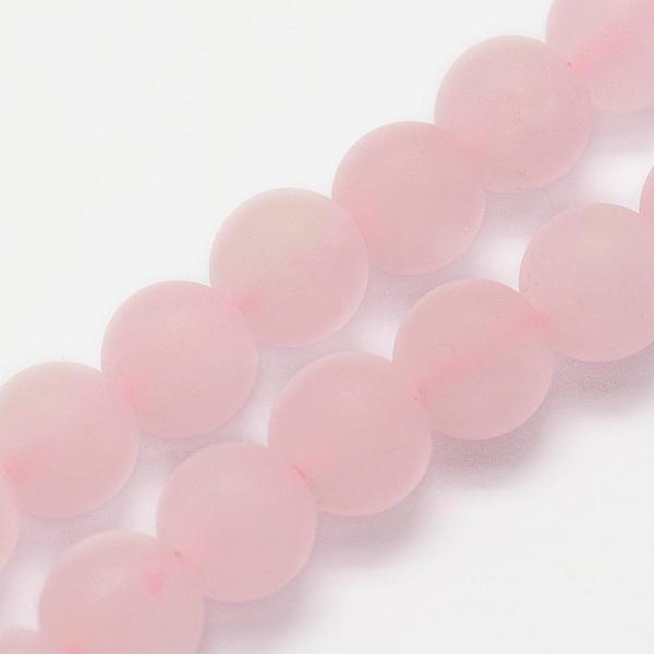 PandaHall Natural Rose Quartz Beads Strands, Frosted, Round, 4mm, Hole: 1mm, about 95pcs/strand, 15.3 inch(39cm) Rose Quartz Round
PandaHall Natural Rose Quartz Beads Strands, Frosted, Round, 4mm, Hole: 1mm, about 95pcs/strand, 15.3 inch(39cm) Rose Quartz Round