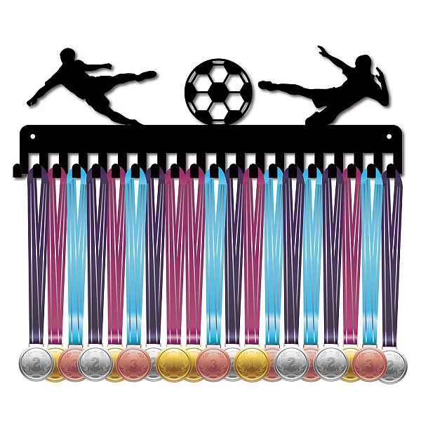 PandaHall CREATCABIN Soccer Medal Holder Display Hanger Rack Sports Metal Wall Mount with 20 Hooks Hang Over 60 Medals Runners Home Badge...
PandaHall CREATCABIN Soccer Medal Holder Display Hanger Rack Sports Metal Wall Mount with 20 Hooks Hang Over 60 Medals Runners Home Badge...