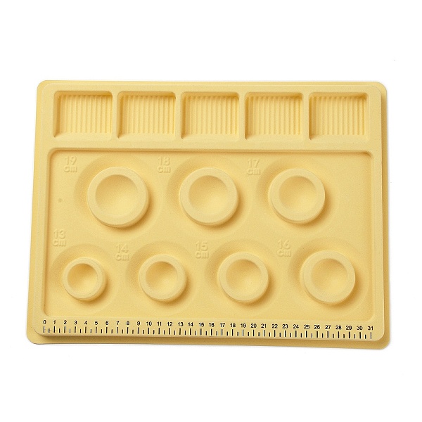 PandaHall Plastic Bracelet Design Boards, Rectangle, Yellow, 26.4x35.3x1.5cm Plastic Yellow
PandaHall Plastic Bracelet Design Boards, Rectangle, Yellow, 26.4x35.3x1.5cm Plastic Yellow