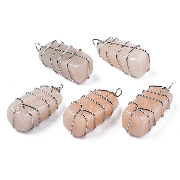 PandaHall Natural Pink Aventurine Pendants, with Platinum Plated Brass Findings, Trapezoid, 44.5~47.5x17.5~19x19~21mm, Hole: 4~4.5x4~5mm...
PandaHall Natural Pink Aventurine Pendants, with Platinum Plated Brass Findings, Trapezoid, 44.5~47.5x17.5~19x19~21mm, Hole: 4~4.5x4~5mm...