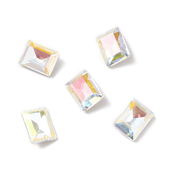 PandaHall K9 Glass Rhinestone Cabochons, Pointed Back & Back Plated, Rectangle, Light Crystal AB, 8x6x3.5mm Glass Rhinestone Rectangle..., Multicolor
PandaHall K9 Glass Rhinestone Cabochons, Pointed Back & Back Plated, Rectangle, Light Crystal AB, 8x6x3.5mm Glass Rhinestone Rectangle..., Multicolor