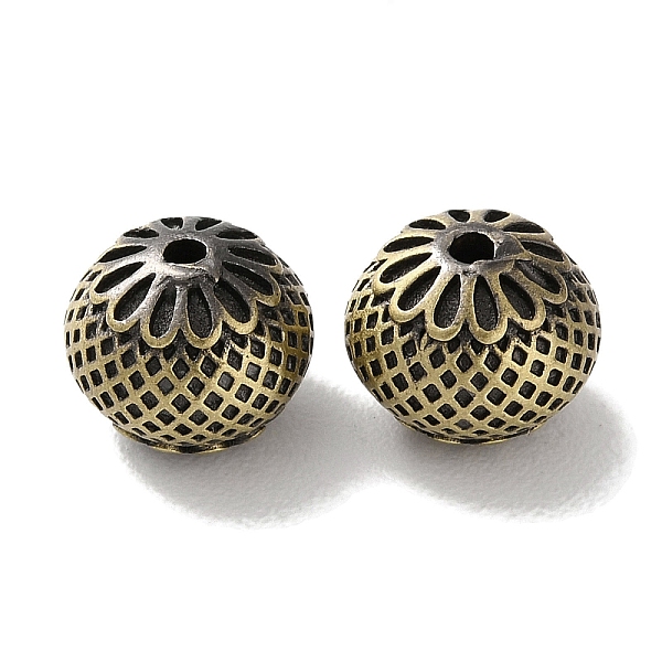 PandaHall Tibetan Style Brass Beads, Cadmium Free & Lead Free, Round, Antique Bronze, 9x8mm, Hole: 1.5mm Brass Round
PandaHall Tibetan Style Brass Beads, Cadmium Free & Lead Free, Round, Antique Bronze, 9x8mm, Hole: 1.5mm Brass Round