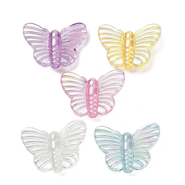 PandaHall UV Plating Rainbow Iridescent Acrylic Beads, Butterfly, Mixed Color, 20.5x27x6mm, Hole: 2mm Acrylic Butterfly Multicolor
PandaHall UV Plating Rainbow Iridescent Acrylic Beads, Butterfly, Mixed Color, 20.5x27x6mm, Hole: 2mm Acrylic Butterfly Multicolor