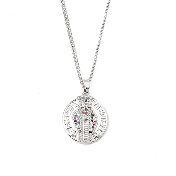 PandaHall Brass Micro Pave Coloful Cubic Zirconia Pendant Necklaces, 201 Stainless Steel Chains Necklaces, Snake, 23.62 inch(60cm), Flat...
PandaHall Brass Micro Pave Coloful Cubic Zirconia Pendant Necklaces, 201 Stainless Steel Chains Necklaces, Snake, 23.62 inch(60cm), Flat...