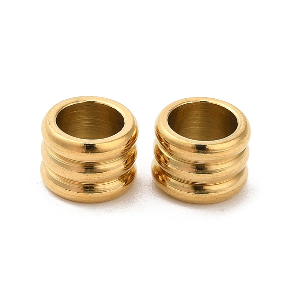 PandaHall 304 Stainless Steel European Beads, Large Hole Beads, Grooved Beads, Column, Real 18K Gold Plated, 6x4.5mm, Hole: 4mm 304...
PandaHall 304 Stainless Steel European Beads, Large Hole Beads, Grooved Beads, Column, Real 18K Gold Plated, 6x4.5mm, Hole: 4mm 304...