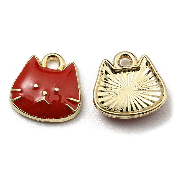 PandaHall Golden Plated Alloy Charms, with Enamel, Cadmium Free & Nickel Free & Lead Free, Cat Shape Charms, Red, 11x11x3mm, Hole: 1.6mm...
PandaHall Golden Plated Alloy Charms, with Enamel, Cadmium Free & Nickel Free & Lead Free, Cat Shape Charms, Red, 11x11x3mm, Hole: 1.6mm...