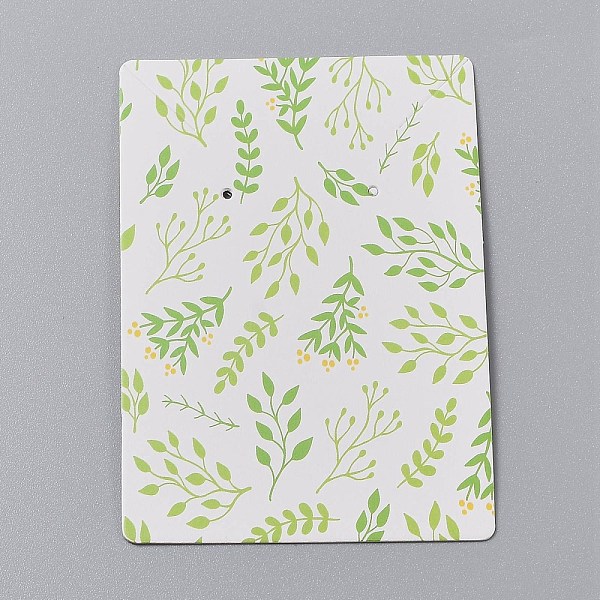 PandaHall Cardboard Jewelry Display Cards, for Hanging Earring & Necklace Display, Rectangle, Lawn Green, Leaf Pattern, 9x6x0.05cm, Hole...
PandaHall Cardboard Jewelry Display Cards, for Hanging Earring & Necklace Display, Rectangle, Lawn Green, Leaf Pattern, 9x6x0.05cm, Hole...