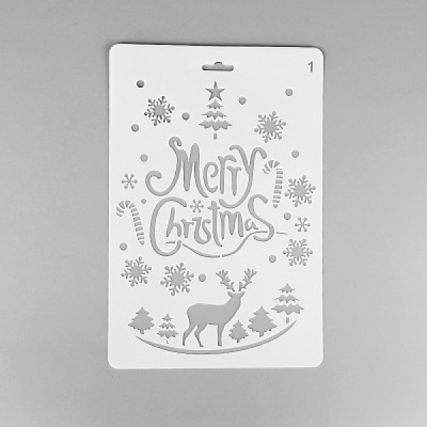 PandaHall Creative Christmas Plastic Drawing Stencil, Hollow Hand Accounts Ruler Templat, For DIY Scrapbooking, White, 25.9x17.2cm Plastic...
PandaHall Creative Christmas Plastic Drawing Stencil, Hollow Hand Accounts Ruler Templat, For DIY Scrapbooking, White, 25.9x17.2cm Plastic...