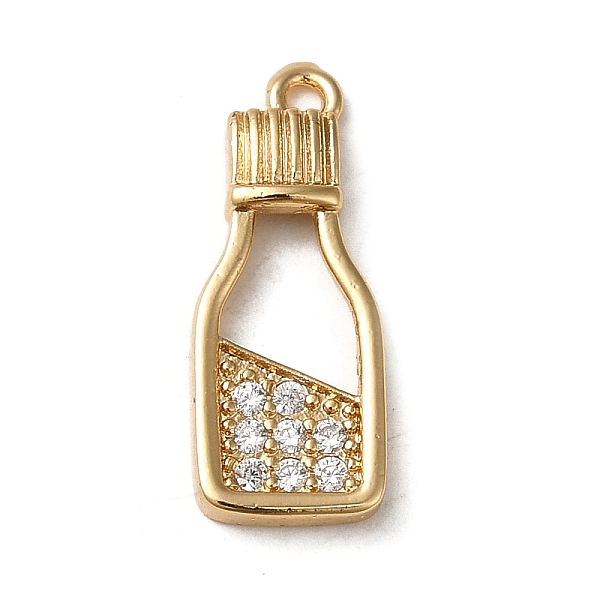 PandaHall Brass Micro Pave Cubic Zirconia Pendants, Bottle Charm, Golden, 19.5x8x2mm, Hole: 1.2mm Brass+Cubic Zirconia Bottle Clear
PandaHall Brass Micro Pave Cubic Zirconia Pendants, Bottle Charm, Golden, 19.5x8x2mm, Hole: 1.2mm Brass+Cubic Zirconia Bottle Clear