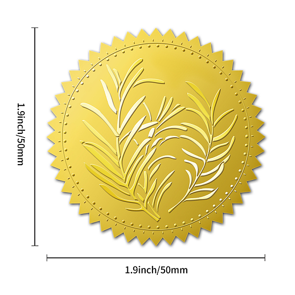 PandaHall Self Adhesive Gold Foil Embossed Stickers, Medal Decoration Sticker, Plants Pattern, 5x5cm Metal Other Plants Gold
PandaHall Self Adhesive Gold Foil Embossed Stickers, Medal Decoration Sticker, Plants Pattern, 5x5cm Metal Other Plants Gold