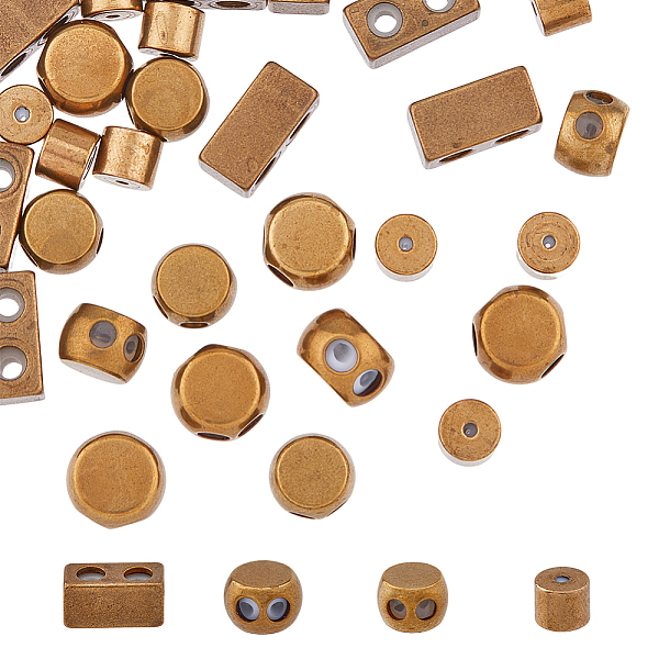 PandaHall HOBBIESAY 40Pcs 4 Style Brass Beads, with Silicone Inside, Slider Beads, Stopper Beads, Column & Cuboid & Flat Round, Antique...
PandaHall HOBBIESAY 40Pcs 4 Style Brass Beads, with Silicone Inside, Slider Beads, Stopper Beads, Column & Cuboid & Flat Round, Antique...