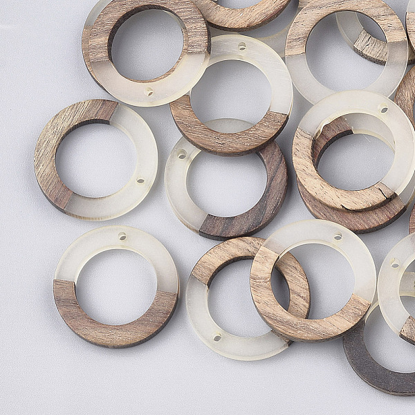 PandaHall Resin & Wood Pendants, Ring, WhiteSmoke, 28x3mm, Hole: 1.5mm Resin+Wood Ring White
PandaHall Resin & Wood Pendants, Ring, WhiteSmoke, 28x3mm, Hole: 1.5mm Resin+Wood Ring White