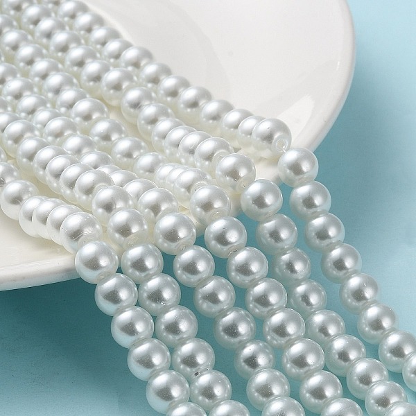 PandaHall Glass Pearl Beads Strands, Pearlized, Round, White, 8mm, Hole: 1mm, about 100pcs/strand, 30.71 inch(78cm) Glass Round White
PandaHall Glass Pearl Beads Strands, Pearlized, Round, White, 8mm, Hole: 1mm, about 100pcs/strand, 30.71 inch(78cm) Glass Round White