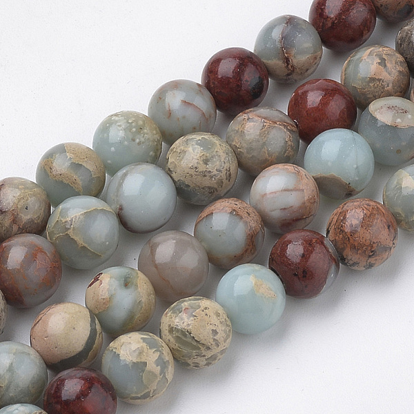 PandaHall Natural Aqua Terra Jasper Strands, Round, 4x4mm, Hole: 1mm, about 91pcs/strand, 15.9 inch Aqua Terra Jasper Round
PandaHall Natural Aqua Terra Jasper Strands, Round, 4x4mm, Hole: 1mm, about 91pcs/strand, 15.9 inch Aqua Terra Jasper Round