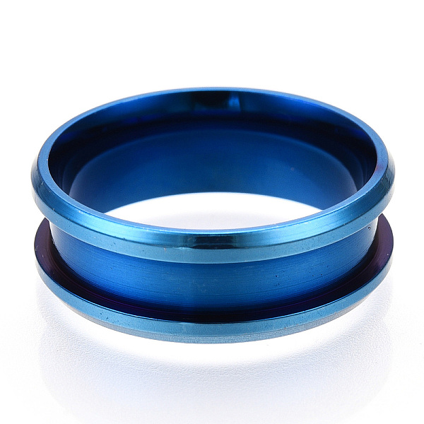 PandaHall 201 Stainless Steel Grooved Finger Ring Settings, Ring Core Blank, for Inlay Ring Jewelry Making, Blue, Size 9, Inner Diameter...
PandaHall 201 Stainless Steel Grooved Finger Ring Settings, Ring Core Blank, for Inlay Ring Jewelry Making, Blue, Size 9, Inner Diameter...