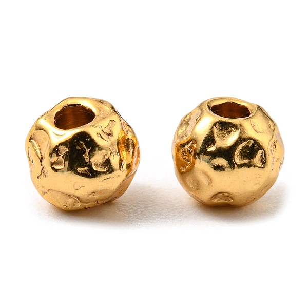 PandaHall 201 Stainless Steel Beads, Textured, Round, Golden, 5mm, Hole: 1.5mm 201 Stainless Steel Round
PandaHall 201 Stainless Steel Beads, Textured, Round, Golden, 5mm, Hole: 1.5mm 201 Stainless Steel Round