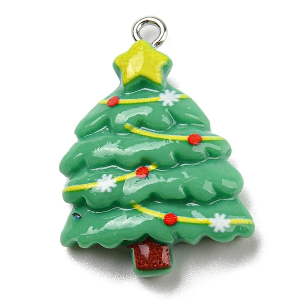 PandaHall Opaque Resin Pendants, Christmas Charms with Platinum Plated Iron Loops, Green, Christmas Tree, 29x21x7mm, Hole: 2mm Iron+Resin...
PandaHall Opaque Resin Pendants, Christmas Charms with Platinum Plated Iron Loops, Green, Christmas Tree, 29x21x7mm, Hole: 2mm Iron+Resin...