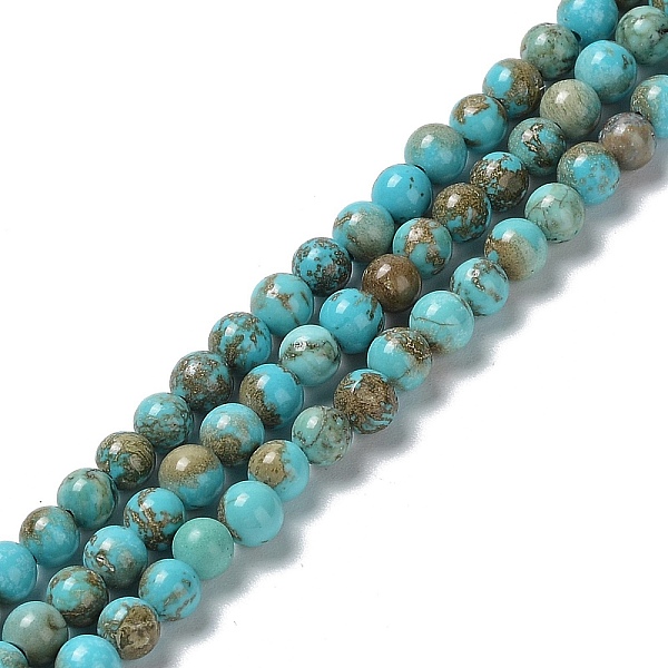 PandaHall Natural Howlite Beads Strands, Dyed, Round, 4~4.5mm, Hole: 0.9mm, about 97pcs/strand, 15.31~15.35''(38.9~39cm) Howlite Round
PandaHall Natural Howlite Beads Strands, Dyed, Round, 4~4.5mm, Hole: 0.9mm, about 97pcs/strand, 15.31~15.35''(38.9~39cm) Howlite Round