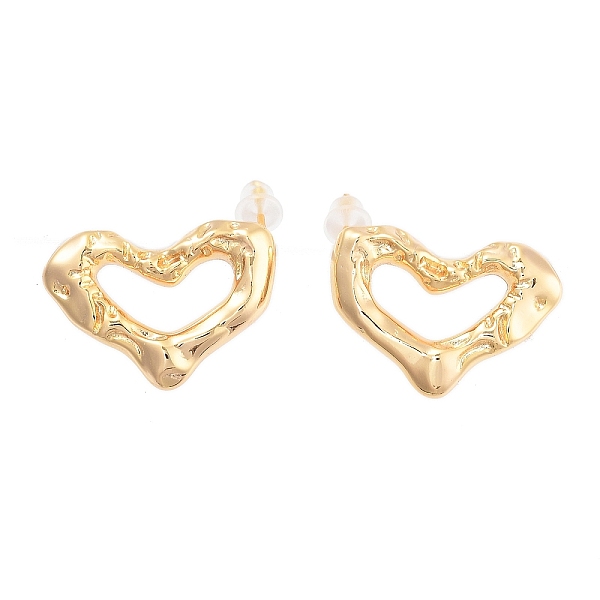 PandaHall 2Pcs Brass Stud Errings, Nickle Free, Heart(Left and Right), Real 18K Gold Plated, 16x23mm Brass Heart
PandaHall 2Pcs Brass Stud Errings, Nickle Free, Heart(Left and Right), Real 18K Gold Plated, 16x23mm Brass Heart