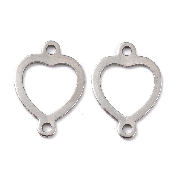 PandaHall 201 Stainless Steel Links Connectors, Heart, Stainless Steel Color, 19x13.5x0.9mm, Hole: 1.6mm 201 Stainless Steel Heart
PandaHall 201 Stainless Steel Links Connectors, Heart, Stainless Steel Color, 19x13.5x0.9mm, Hole: 1.6mm 201 Stainless Steel Heart