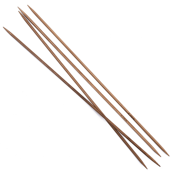 PandaHall Bamboo Double Pointed Knitting Needles(DPNS), Peru, 250x3mm, 4pcs/bag Bamboo Brown
PandaHall Bamboo Double Pointed Knitting Needles(DPNS), Peru, 250x3mm, 4pcs/bag Bamboo Brown