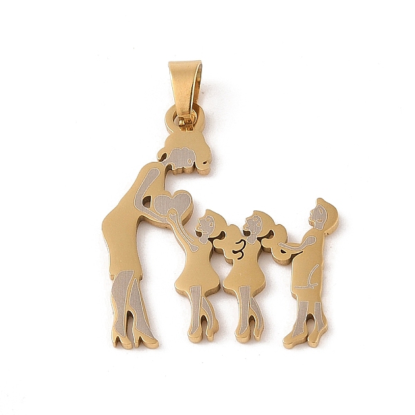PandaHall Mother's Day Ion Plating(IP) 304 Stainless Steel Pendants, Laser Cut, Mother and Child Charm, Real 18K Gold Plated, 32x27.5x1mm...
PandaHall Mother's Day Ion Plating(IP) 304 Stainless Steel Pendants, Laser Cut, Mother and Child Charm, Real 18K Gold Plated, 32x27.5x1mm...