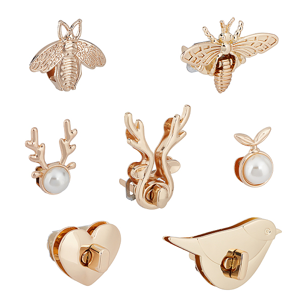 PandaHall WADORN 7 Styles Alloy Twist Bag Lock, Metal Purse Turn Lock Clasp Animal Twist Lock Fasteners Purse Catch Closure Bees Antler Bird...
PandaHall WADORN 7 Styles Alloy Twist Bag Lock, Metal Purse Turn Lock Clasp Animal Twist Lock Fasteners Purse Catch Closure Bees Antler Bird...
