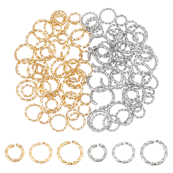 PandaHall UNICRAFTALE About 90Pcs 2 Colors Stainless Steel Jump Rings Open Jump Rings Twisted Open Jump Rings Inner Diameter 4~8mm for...
PandaHall UNICRAFTALE About 90Pcs 2 Colors Stainless Steel Jump Rings Open Jump Rings Twisted Open Jump Rings Inner Diameter 4~8mm for...